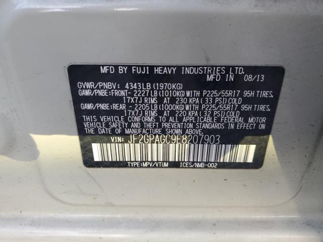 Photo 14 from auction – 2014 SUBARU XV CROSSTR with VIN JF2GPAGC9E8207903