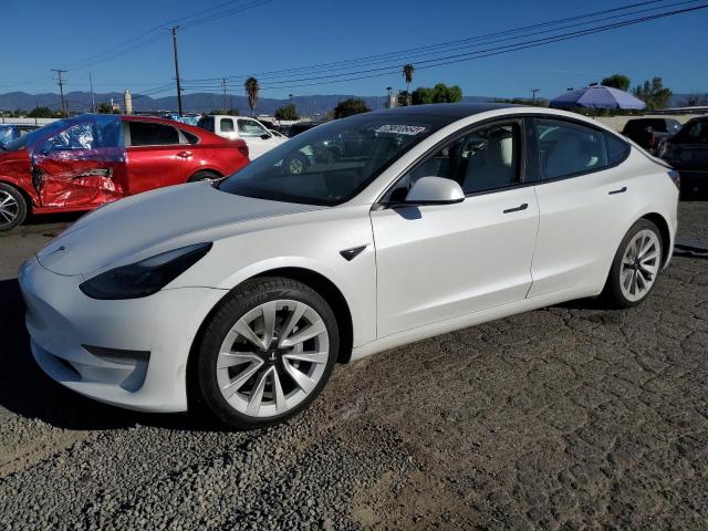 TESLA MODEL 3 2022 with VIN 5YJ3E1EA6NF153870 - Photo from auction