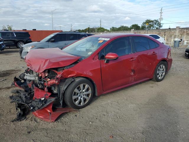 TOYOTA COROLLA LE 2021 with VIN JTDEPMAE8MJ143068 - Photo from auction