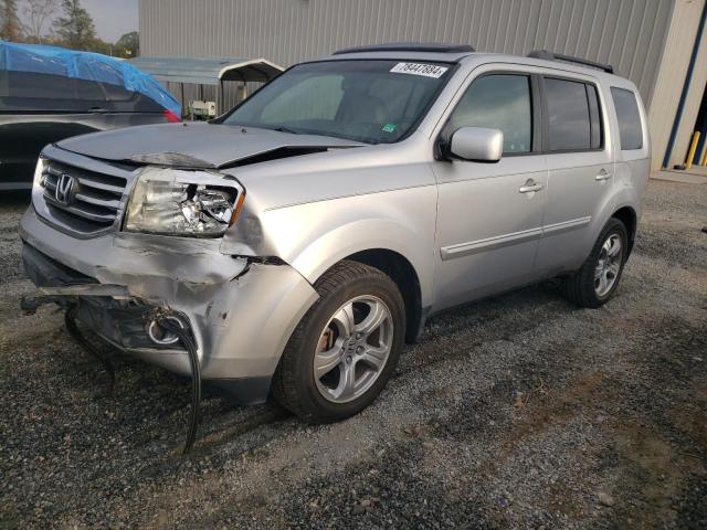HONDA PILOT EXL 2012 with VIN 5FNYF4H5XCB024742 - Photo from auction