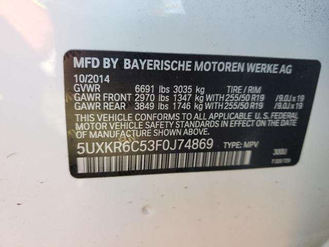 Photo 14 from auction – 2015 BMW X5 XDRIVE5 with VIN 5UXKR6C53F0J74869