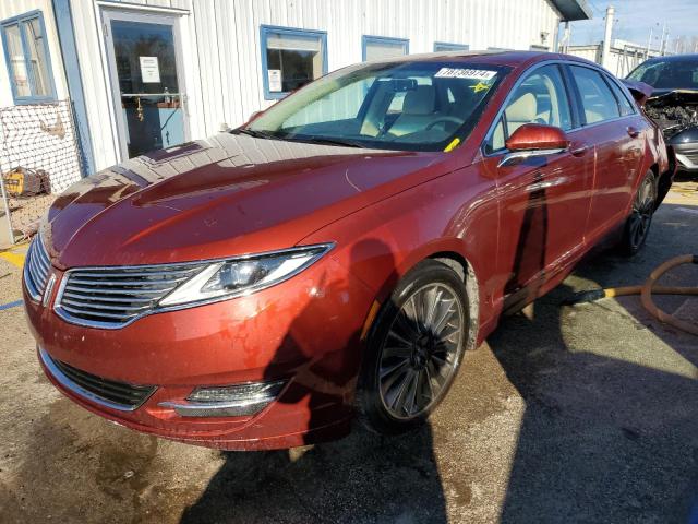 LINCOLN MKZ 2014 with VIN 3LN6L2J9XER822592 - Photo from auction