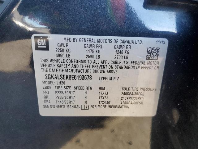 Снимка 14 от търг – 2014 GMC TERRAIN SL с VIN 2GKALSEK8E6193678