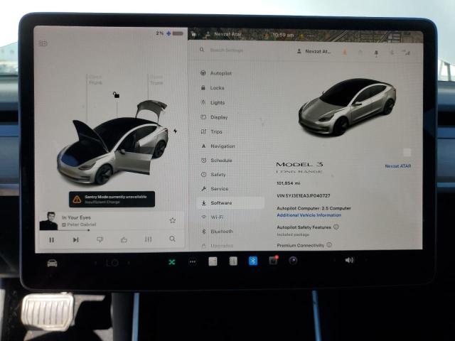 Photo 9 from auction – 2018 TESLA MODEL 3 with VIN 5YJ3E1EA3JF040727