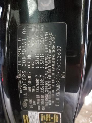 Photo 14 from auction – 2007 KIA SEDONA EX with VIN KNDMB233X76112602