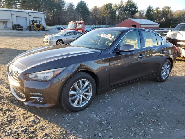 INFINITI Q50 BASE 2014 with VIN JN1BV7AR9EM691192 - Photo from auction