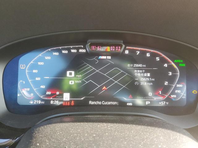 Photo 9 from auction – 2023 BMW M5 with VIN WBS83CH0XPCL82930