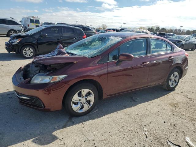 HONDA CIVIC LX 2015 with VIN 19XFB2F53FE106123 - Photo from auction
