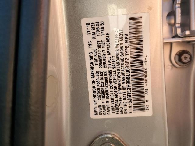 Photo 14 from auction – 2011 HONDA CR-V LX with VIN 5J6RE3H39BL009882
