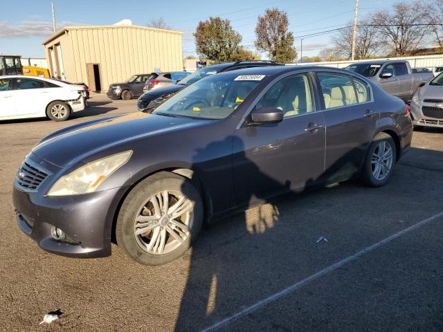INFINITI G25 BASE 2012 with VIN JN1DV6AP9CM700147 - Photo from auction
