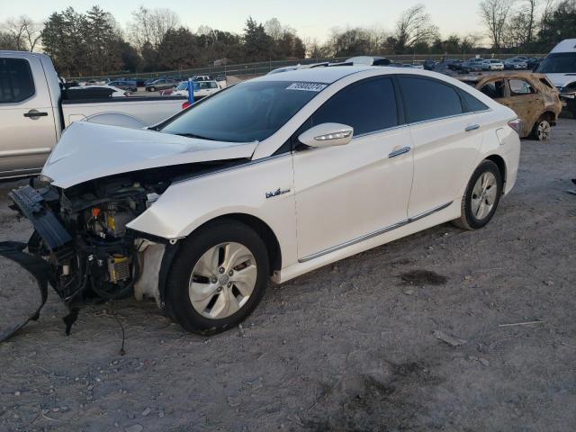 HYUNDAI SONATA HYB 2015 with VIN KMHEC4A45FA119182 - Photo from auction