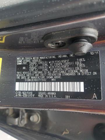 Photo 14 from auction – 2012 TOYOTA HIGHLANDER with VIN 5TDBK3EH9CS111442