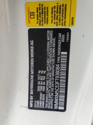 Photo 14 from auction – 2015 MINI COOPER with VIN WMWXM5C53FT938084