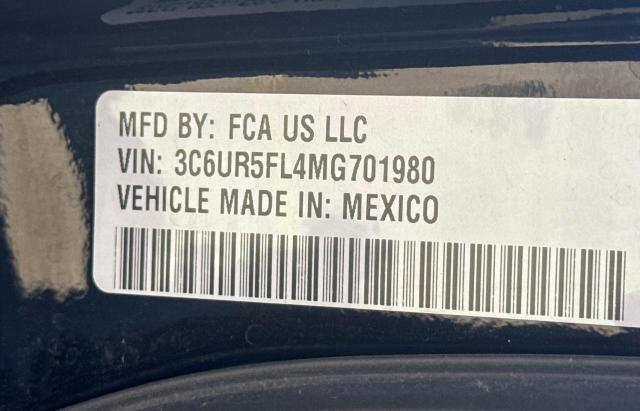 Photo 10 from auction – 2021 RAM 2500 LARAM with VIN 3C6UR5FL4MG701980