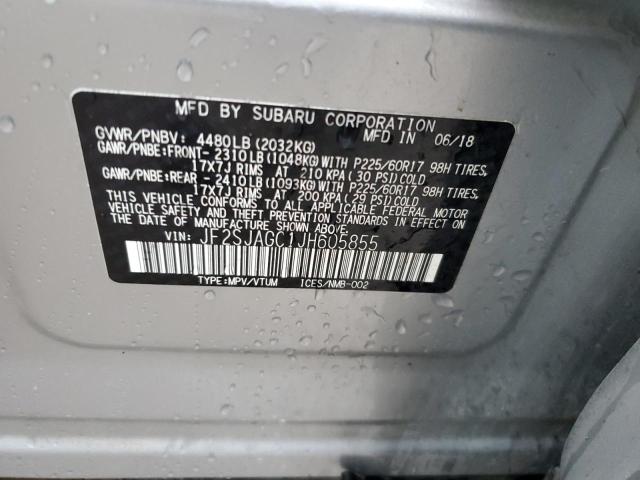 Photo 14 from auction – 2018 SUBARU FORESTER 2 with VIN JF2SJAGC1JH605855