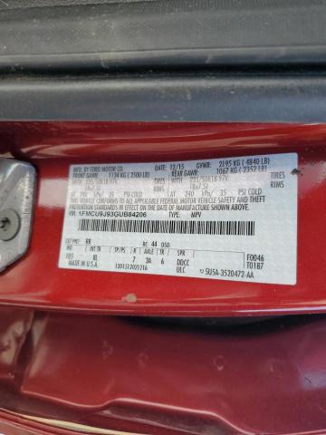 Photo 14 from auction – 2016 FORD ESCAPE TIT with VIN 1FMCU9J93GUB84206