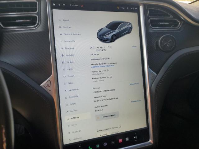 Photo 9 from auction – 2016 TESLA MODEL S with VIN 5YJSA1E28GF139360