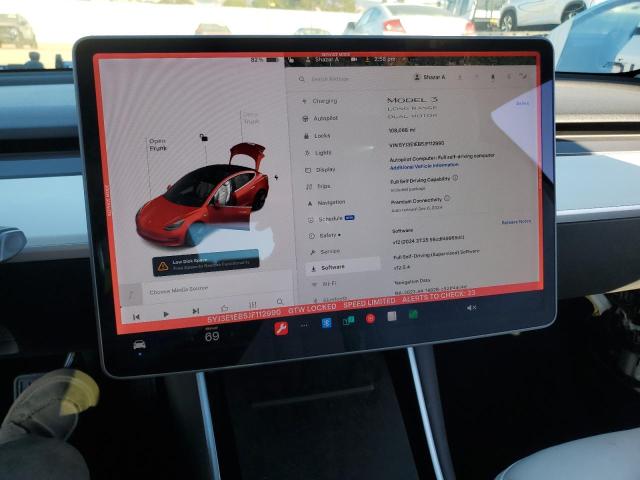 Photo 9 from auction – 2018 TESLA MODEL 3 with VIN 5YJ3E1EB5JF112990