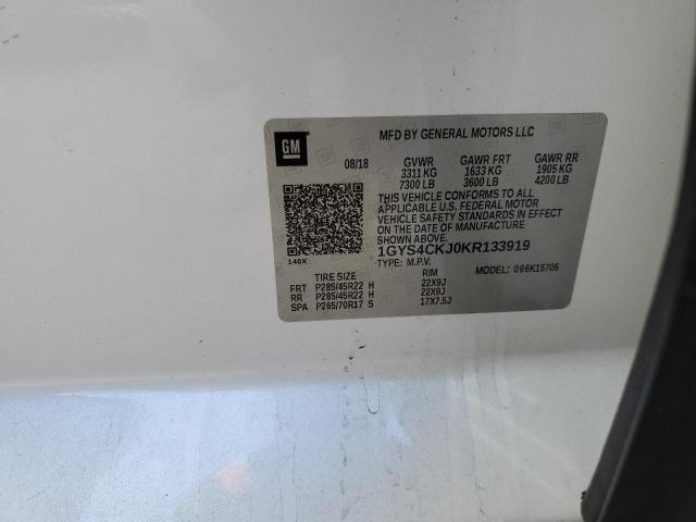 Photo 14 from auction – 2019 CADILLAC ESCALADE P with VIN 1GYS4CKJ0KR133919