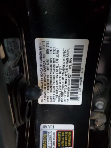 Photo 14 from auction – 2016 HONDA CR-V EXL with VIN 2HKRM4H79GH724027