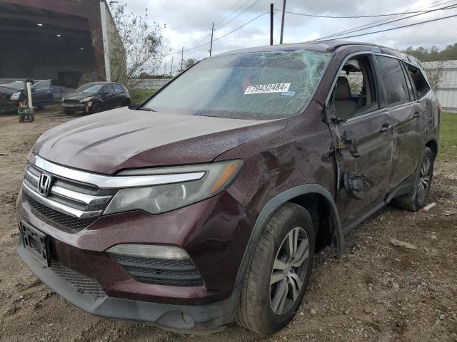HONDA PILOT EXL 2016 with VIN 5FNYF5H57GB054325 - Photo from auction