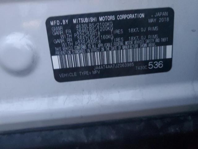 Photo 14 from auction – 2018 MITSUBISHI ECLIPSE CR with VIN JA4AT4AA7JZ063985