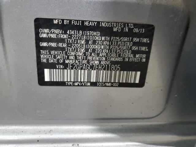 Фото 14 с аукциона – 2014 SUBARU XV CROSSTR с VIN JF2GPAGC7EH211805