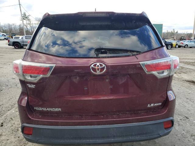 Photo 6 from auction – 2014 TOYOTA HIGHLANDER with VIN 5TDBKRFH6ES017667