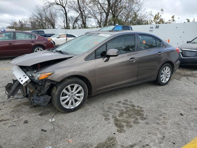 HONDA CIVIC EX 2012 with VIN 2HGFB2F84CH523908 - Photo from auction