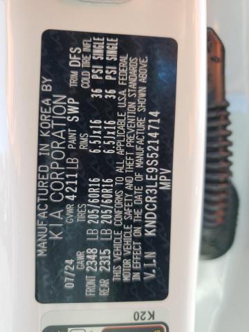 Photo 14 from auction – 2025 KIA NIRO EX with VIN KNDCR3LE9S5214714
