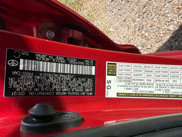 Photo 10 from auction – 2021 TOYOTA COROLLA LE with VIN JTDEPMAE1MJ181614
