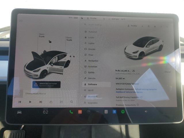 Photo 9 from auction – 2021 TESLA MODEL 3 with VIN 5YJ3E1EA8MF938843