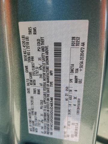 Photo 14 from auction – 2013 FORD ESCAPE SE with VIN 1FMCU0GX0DUD48346