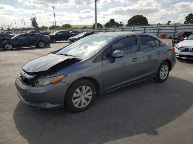 HONDA CIVIC LX 2012 with VIN 19XFB2F53CE072406 - Photo from auction