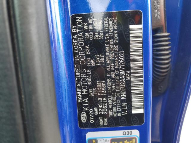 Photo 14 from auction – 2021 KIA SELTOS S with VIN KNDEU2AA8M7126021