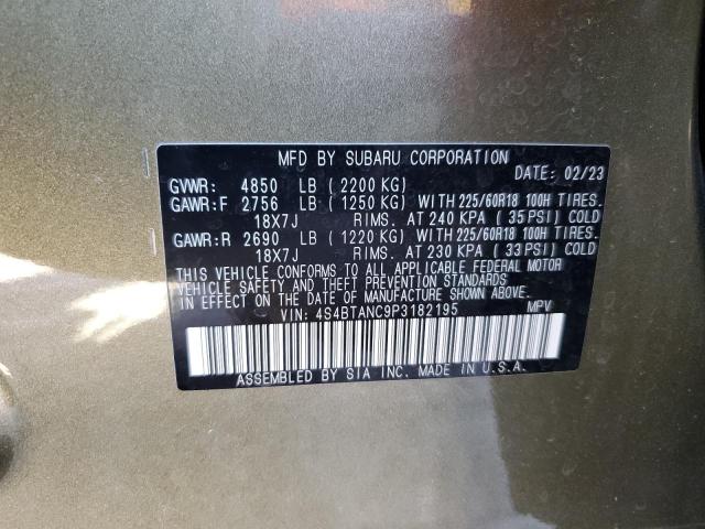 Photo 14 from auction – 2023 SUBARU OUTBACK LI with VIN 4S4BTANC9P3182195