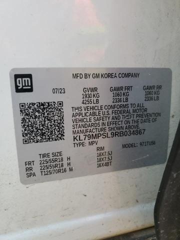 Photo 14 from auction – 2024 CHEVROLET TRAILBLAZE with VIN KL79MPSL9RB034867