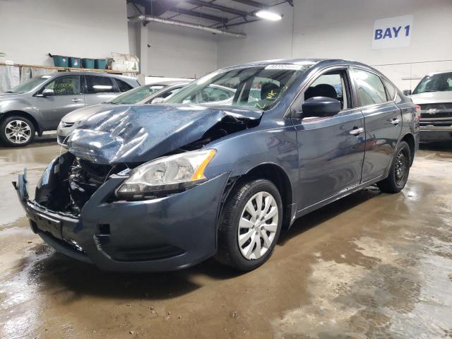 NISSAN SENTRA S 2013 with VIN 1N4AB7AP7DN900850 - Photo from auction