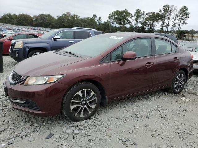 HONDA CIVIC EX 2013 with VIN 19XFB2F82DE046777 - Photo from auction