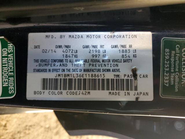Photo 14 from auction – 2014 MAZDA 3 TOURING with VIN JM1BM1L36E1188615