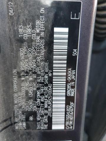 Photo 14 from auction – 2012 TOYOTA 4RUNNER SR with VIN JTEBU5JR5C5100640