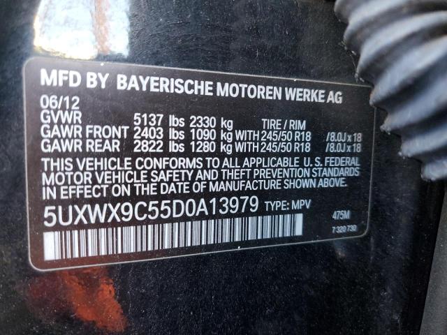 Photo 14 from auction – 2013 BMW X3 XDRIVE2 with VIN 5UXWX9C55D0A13979
