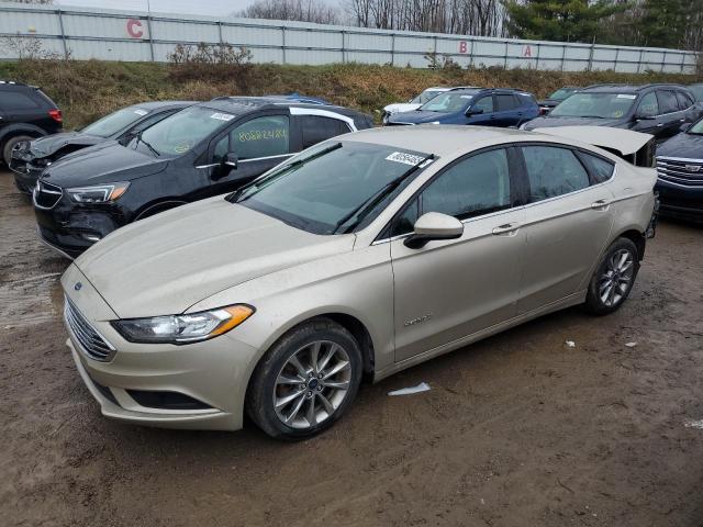 FORD FUSION SE 2017 with VIN 3FA6P0LU7HR385028 - Photo from auction
