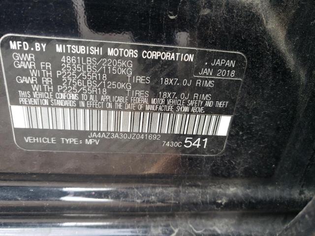 Photo 14 from auction – 2018 MITSUBISHI OUTLANDER with VIN JA4AZ3A30JZ041692