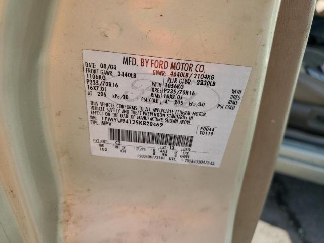 Photo 14 from auction – 2005 FORD ESCAPE LIM with VIN 1FMYU94125KB28469