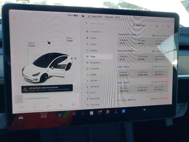 Photo 9 from auction – 2021 TESLA MODEL 3 with VIN 5YJ3E1EA8MF923145