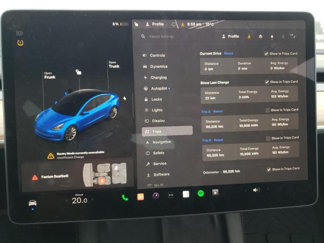 Photo 9 from auction – 2023 TESLA MODEL 3 with VIN 5YJ3E1EB9PF416171