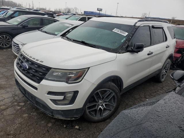 FORD EXPLORER S 2016 with VIN 1FM5K8GT4GGA65249 - Photo from auction