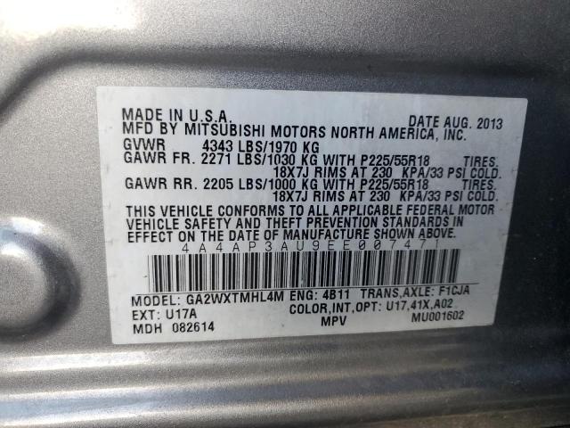 Photo 14 from auction – 2014 MITSUBISHI OUTLANDER with VIN 4A4AP3AU9EE007471