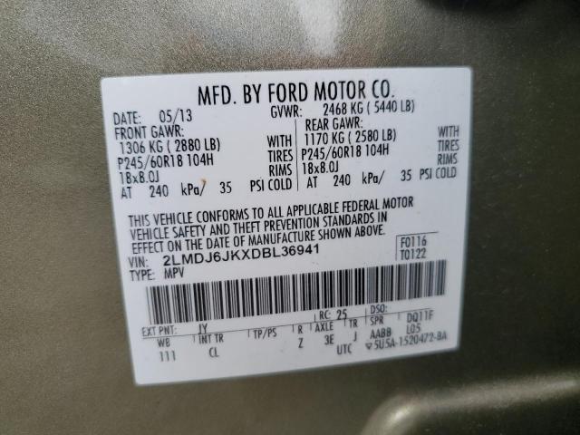 Photo 14 from auction – 2013 LINCOLN MKX with VIN 2LMDJ6JKXDBL36941